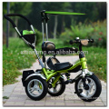 new arrival steel tricycle 3 in 1 high quality air tire china trike luxury baby tricycle stroller